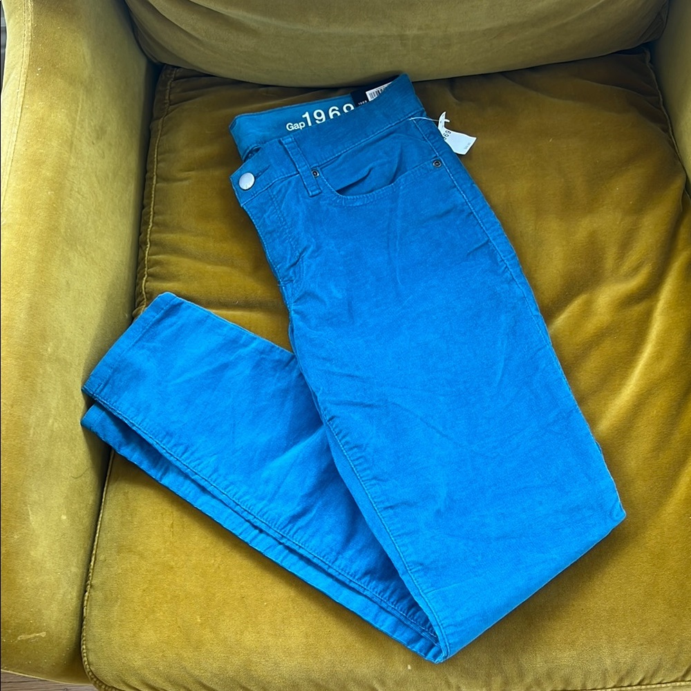 GAP Brilliant Blue Corduroy Jeans / Leggings